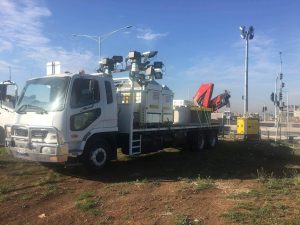 Ultimate Crane Truck on Working Site