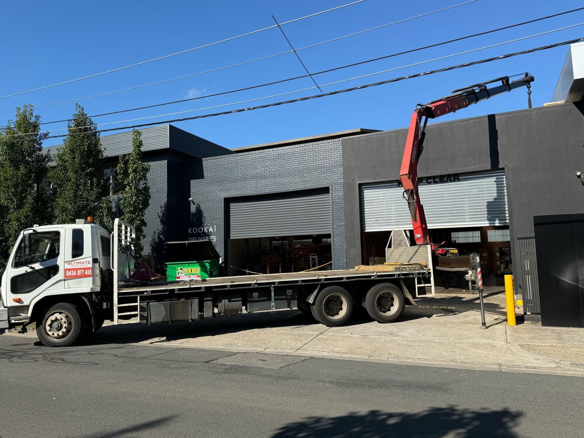 Traditional and hiab crane trucks have different strengths for different project objectives