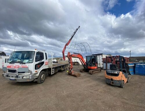 Why Hiab Truck Hire is the Best Solution for Site Shed Transport