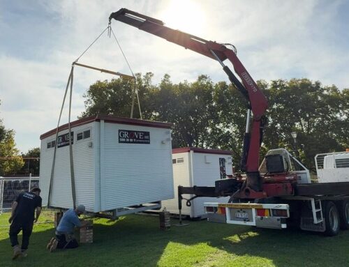 Crane Truck Hire for Events and Temporary Infrastructure: Moving Portable Buildings Fast